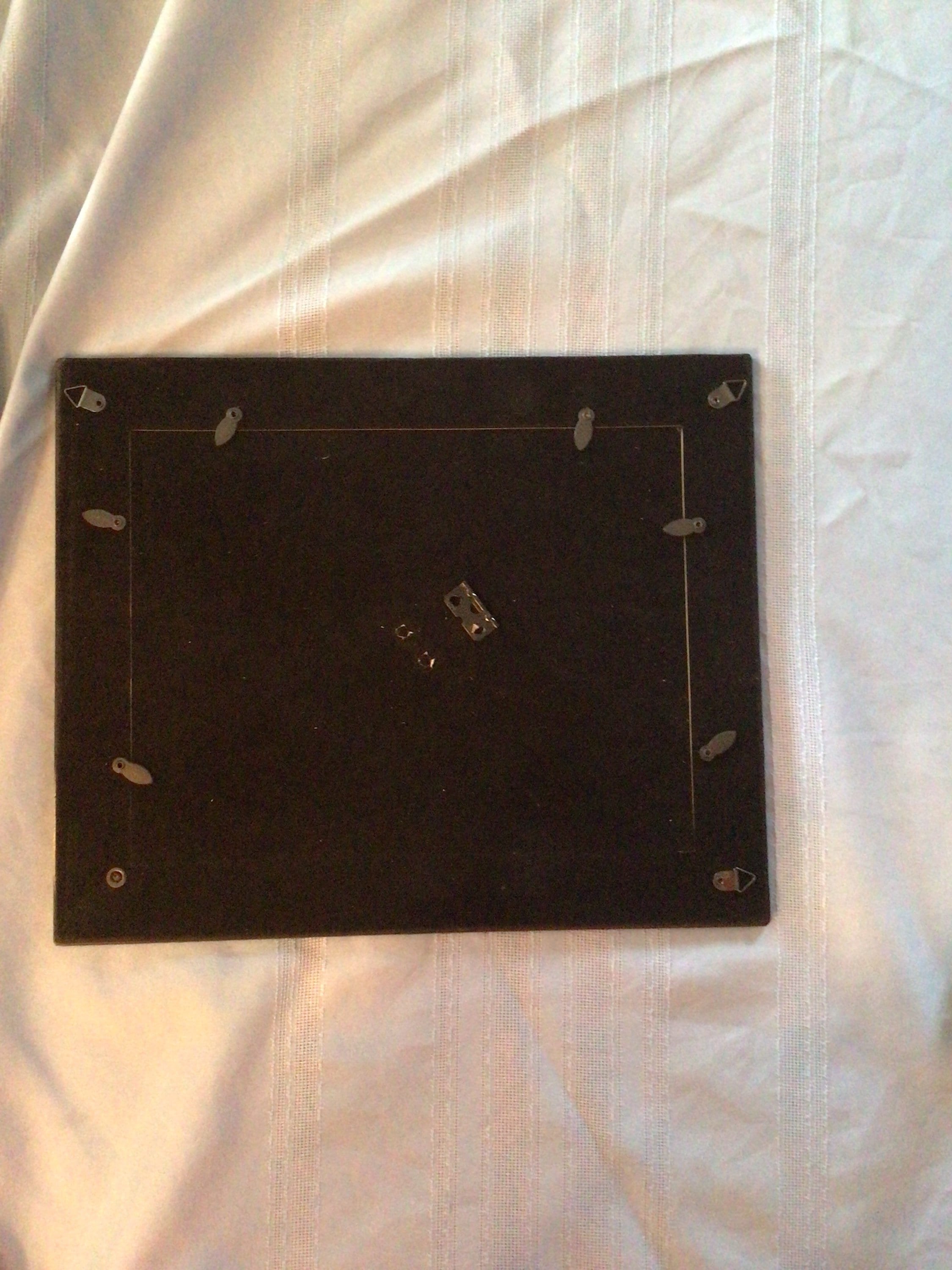 Glass Document Frame With Black Border Etsy