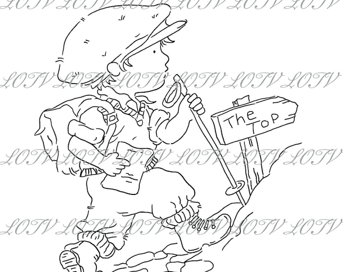 LOTV Digi Stamp - AS - Vintage Boys - To The Top, JPEG, Digital