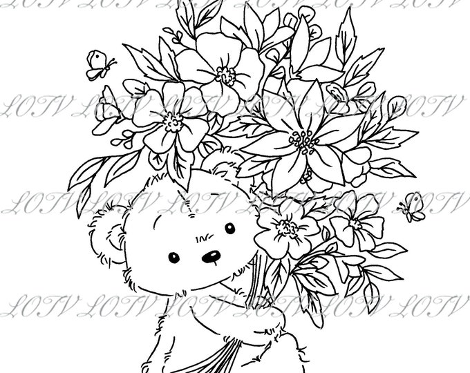 Lili of the Valley Digi Stamp - CG - James Bouquet - JPEG, Girl, Digital Artwork