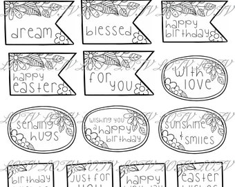 LOTV Digi Stamp - Easter Sentiments, Digital