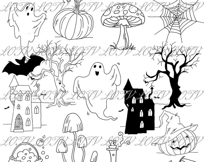 LOTV Digi Stamp - AS - Halloween Extras, Digital