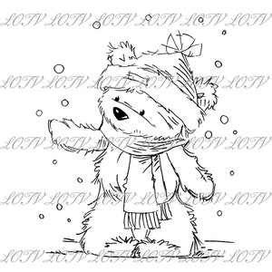 LOTV デジスタンプ - CG - 雪の中のジェームズ、JPEG、クリスマス、クリスマス、ノエル、お祭り、雪、デジタル