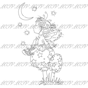 LOTV Digi Stamp - AS - Midzomernacht, JPEG, Digitaal