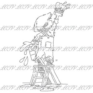 LOTV Digi Stamp - AS - Vintage Boys - A Lick of Paint, JPEG, Jungen, Männer, Geburtstag, männlich, Digital