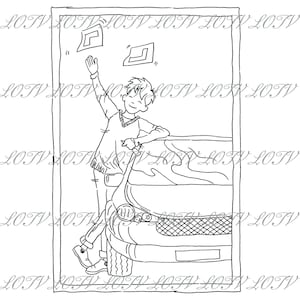 LOTV Digi Stamp - AS - Oliver Driving Test, JPEG, Jongen, Tiener, Geslaagd, Mannelijk, Digitaal