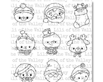 Advent Characters - A5 Stamp Set