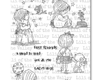 Little Girls - A5 Stamp Set