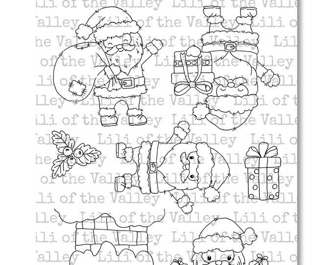 Father Christmas - A5 Stamp Set