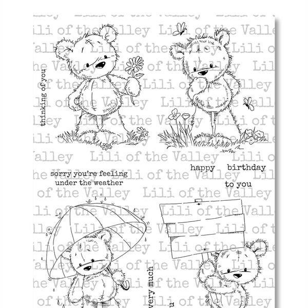 James Thinking of You - A5 Stamp Set
