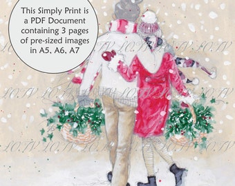 LOTV Full Colour Simply Print - AS - Winter Together, 3 Page PDF, Digital