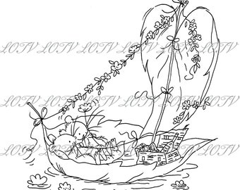 LOTV Digi Stamp - Boating, JPEG, Couple, Anniversary, Engagement, Love, Digital