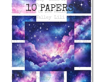LOTV Digi Trägerpapier Set - Cosmic
