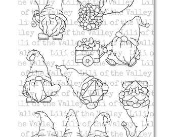 Love Gnomes - A5 Stamp Set