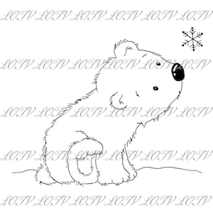 Sello digital LOTV: polar, JPEG, Navidad, Navidad, festivo, nieve, digital