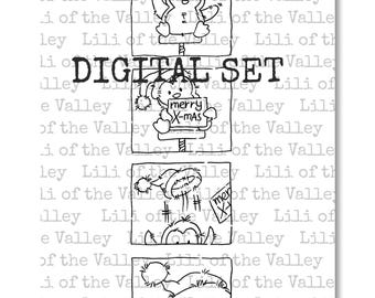 LOTV Digi Stamp - IH - Penguin Photo Strip, JPG
