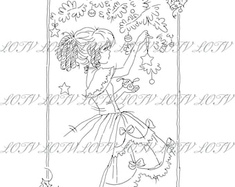 LOTV Digi Stamp - AS - Victorian Christmas, JPEG, Christmas, Xmas, Noel, Festive, Snow, Digital