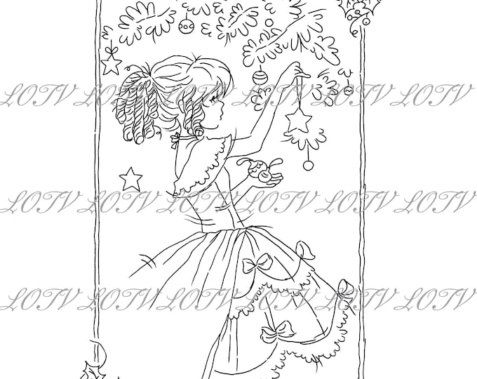 LOTV Digi Stamp - AS - Victorian Christmas, JPEG, Christmas, Xmas, Noel, Festive, Snow, Digital