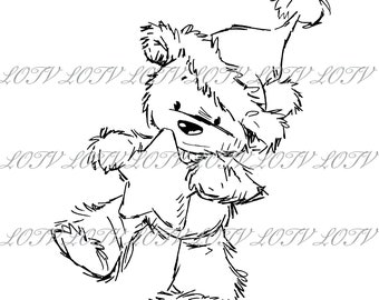 LOTV Digi Stamp - CG - James - Big Star, JPEG, Christmas, Xmas, Noel, Festive, Snow, Digital