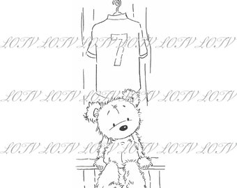 LOTV Digi Stamp - CG - No.7 Bear, JPEG, Digital