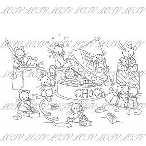 LOTV Digi Stamp - Chocolaterie, JPEG, numérique