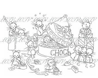 LOTV Digi Stamp - Chocolate Factory, JPEG, Digital