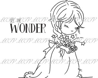 LOTV Digi Stamp - AS - Grace - Wonder, JPEG, Girl, Digital, Artwork