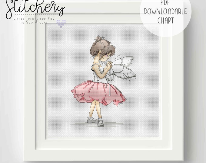 Fairy Wings - Cross Stitch Downloadable Chart - PDF Pattern