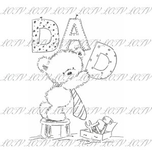 LOTV Digi Stamp - IH - Dad's the Word, JPEG, ours, numérique