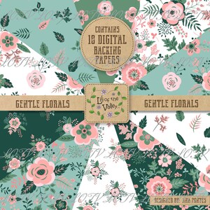 LOTV-rugpapierset - AP - zachte bloemen - JPEG, digitaal