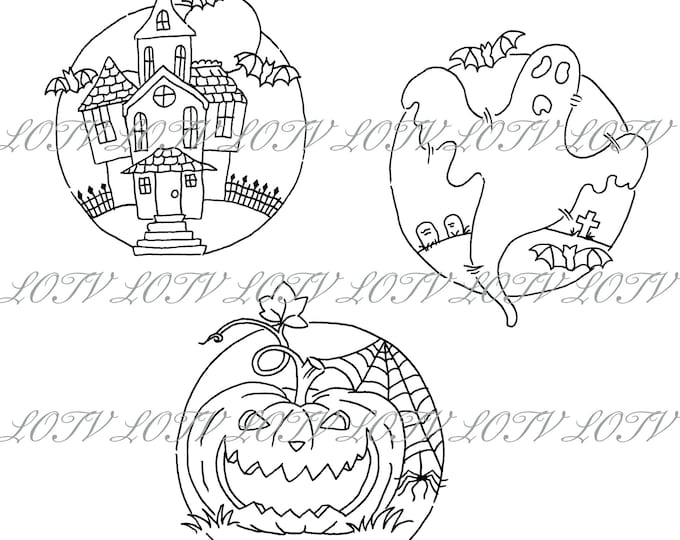 LOTV Digi Stamp - AS - Trio Halloween, Digital