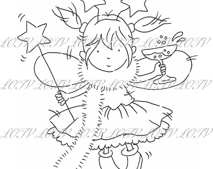 LOTV Digi Stamp - AS - Fairy Calendar January - JPEG, Digital