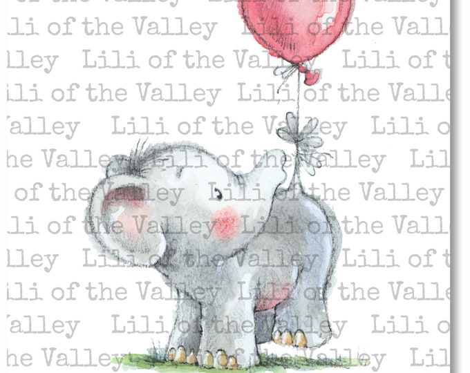 Digital Simply Print - IH - Elephant Balloon, PDF