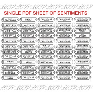 Etiquetas navideñas LOTV Simply Print Everything, PDF, digital