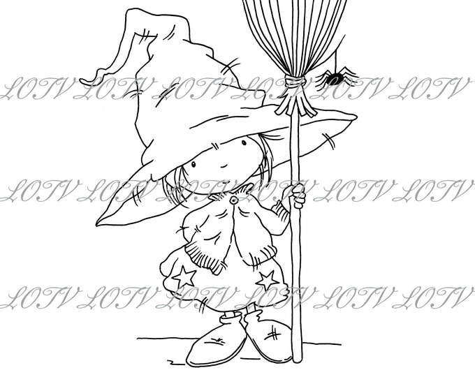 LOTV Digi Stamp - AS - Broomstick, Digital