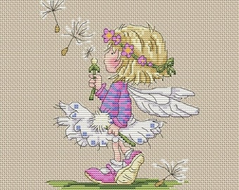 LOTV Cross Stitch - Dandelion Clock - Downloadable Chart - PDF Pattern