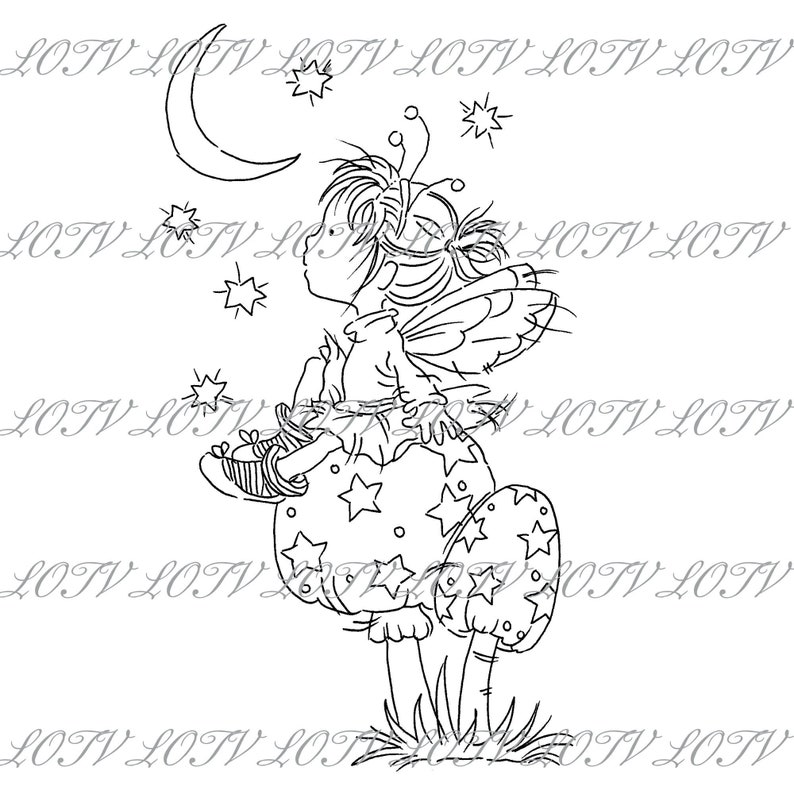 LOTV Digi Stamp AS Midsummer's Night, JPEG, Digital image 1