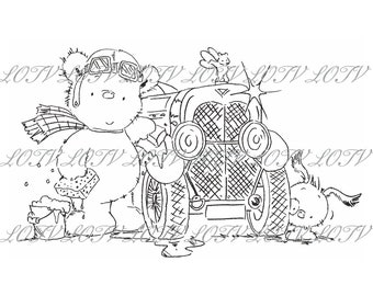 LOTV Digi Stamp - IH - Busy Bears - Pride and Joy, JPEG, Boys, Men, Birthday, Male, Digital