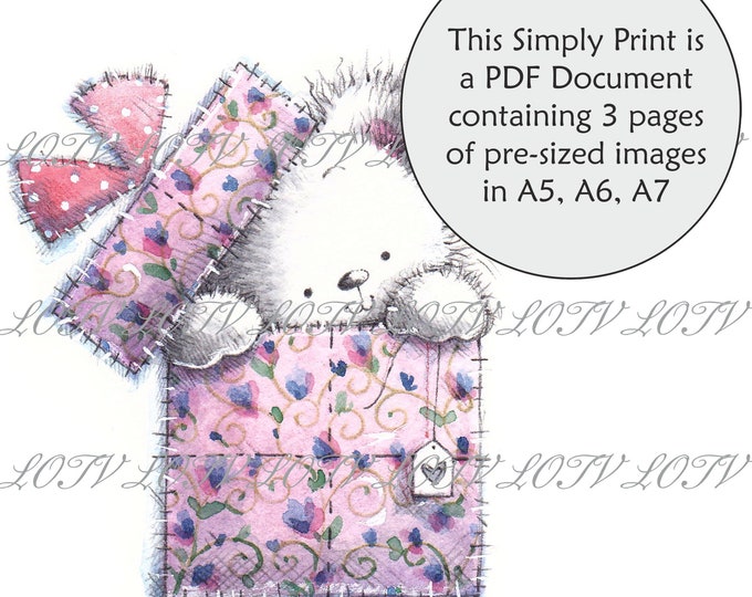 LOTV Full Colour Simply Print - IH - Patchwork Present, Digital