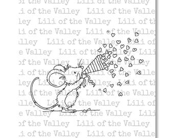 LOTV Digi Stamp - Mouse fanfare