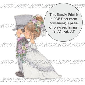 LOTV Full Color Simply Print - AS - Pareja feliz - Documento PDF de 3 páginas listo para imprimir, digital