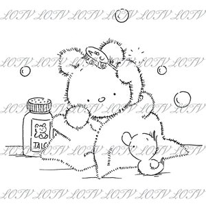 LOTV Digi Stamp - IH - Hora del baño, JPEG, Bebé, Nuevo Bebé, Nacimiento, Digital