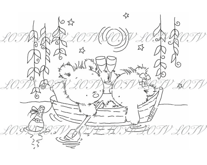 LOTV Digi Stamp - IH - Love Boat, JPEG, Bear, Digital