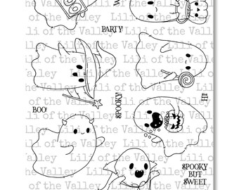 Little Ghosts - A5 Stamp Set