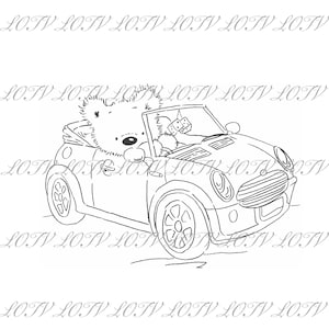LOTV Digi Stamp - IH - Mini ours, JPEG, ours, numérique