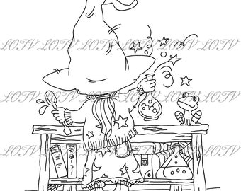 LOTV Digi Stamp - AS - Hocus Pocus Girl, Digital