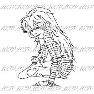 LOTV Digi Stamp - WIE - Jasmin Musik, JPEG, Digital