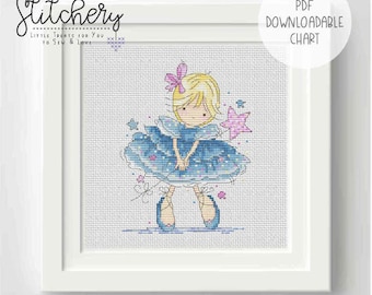 Fairy Lily - Magic - Cross Stitch Downloadable Chart - PDF Pattern