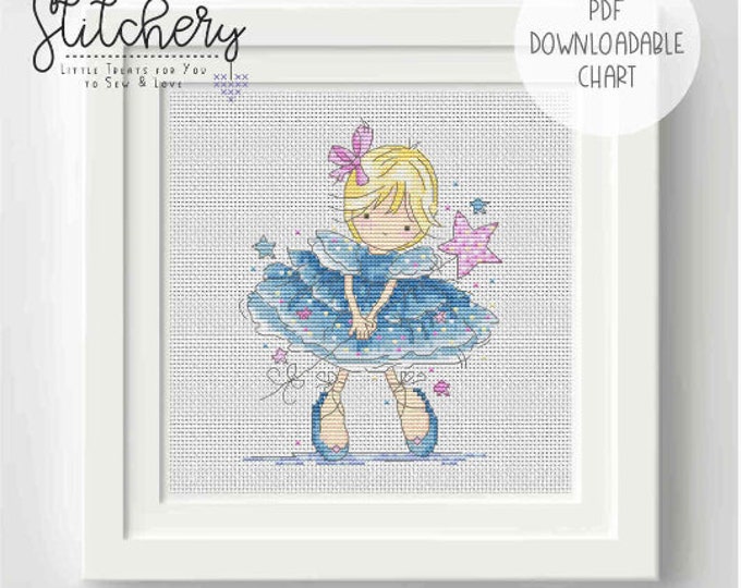 Fairy Lily - Magic - Cross Stitch Downloadable Chart - PDF Pattern