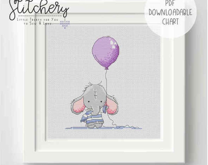 Scruffy Edward - Cross Stitch Downloadable Chart - PDF Pattern