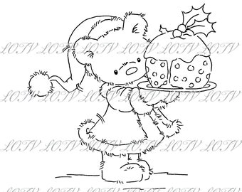 LOTV Digi Stamp - IH - Teddy Pudding - Digital